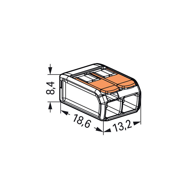 Cleme Wago Slim Myf 2x4mm2 Buc Set 16
