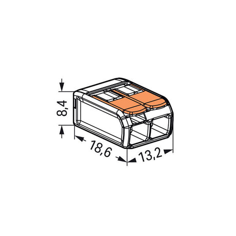 Cleme Wago Slim Myf 2x4mm2 Buc Set 16