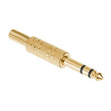Mufa 6.3 Stereo Tata Metal Gold Wty 0027 cu Sunet Stereo