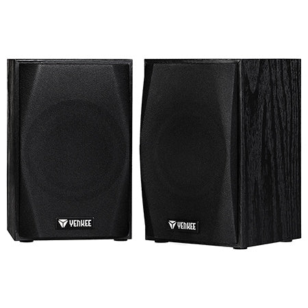 Boxe Stereo 2.0 Lemn Negru Yenkee Ysp 2010bk cu USB si Sunet Stereo