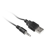Boxe Stereo 2.0 Lemn Negru Yenkee Ysp 2010bk cu USB si Sunet Stereo