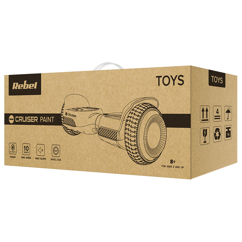Scooter Hoverboard Cruiser Paint Rebel Zab 0014 cu baterie reincarcabila