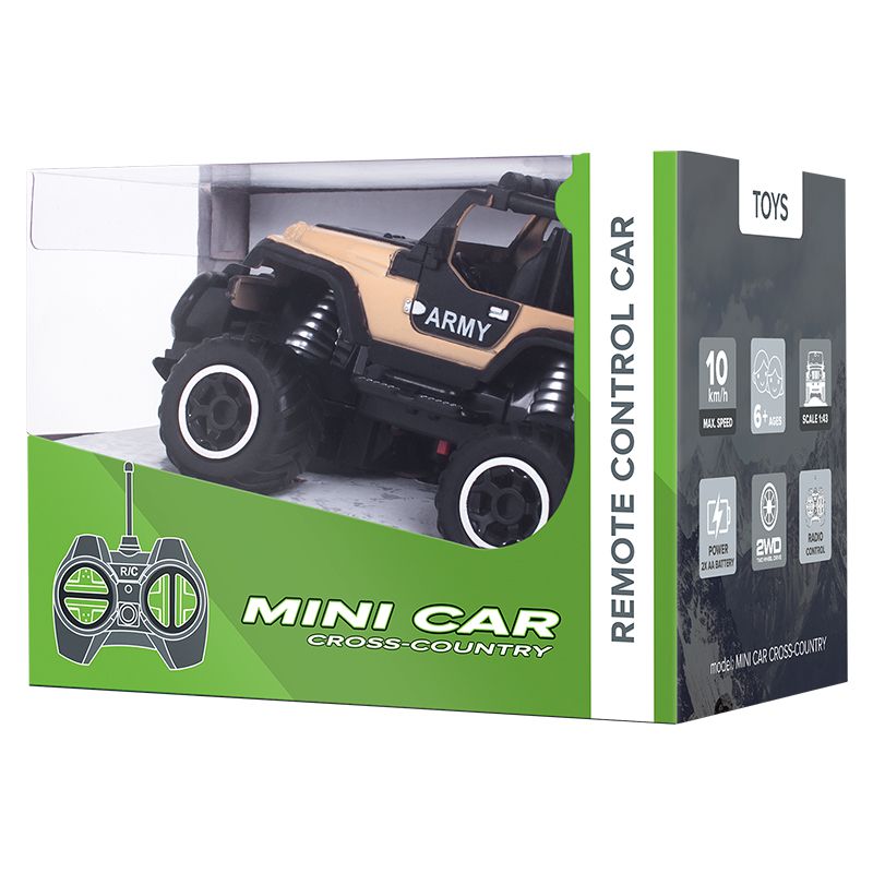 Mini Rc Car Army Zab 0111 cu Telecomanda