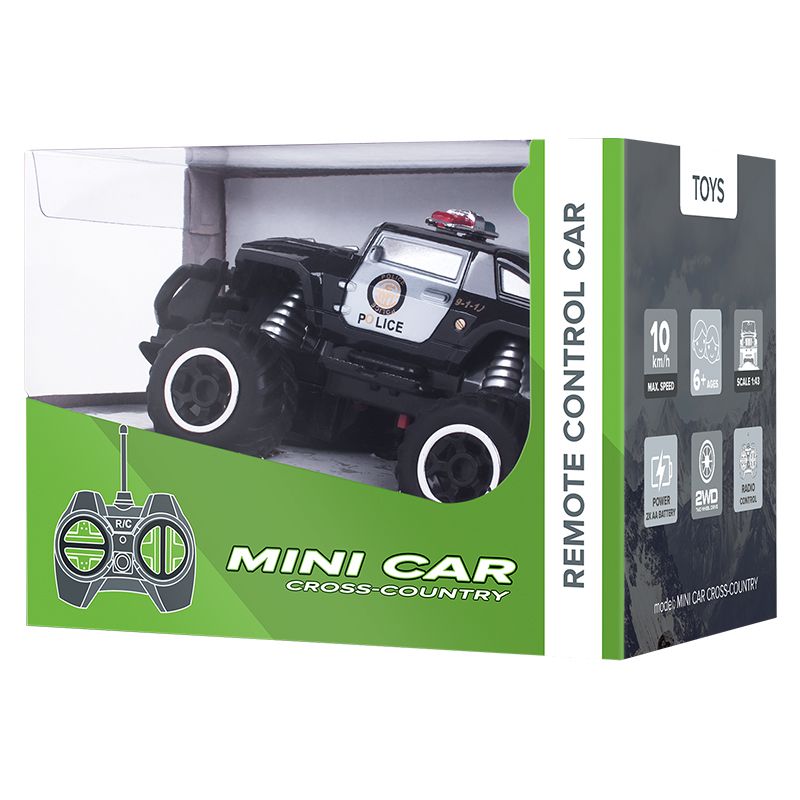 Mini Rc Car Police Zab 0113 cu Telecomanda