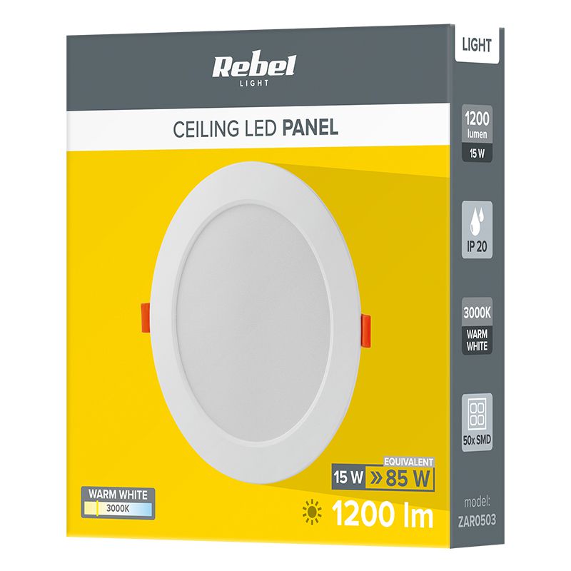 Spot LED Incastrat 3000k Rebel Zar 0503