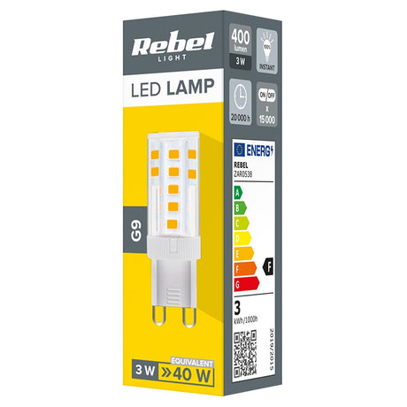 Bec LED G9 4000k Rebel Zar 0538-2