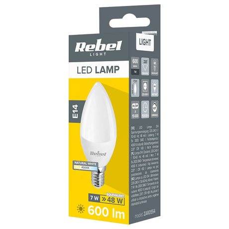 Bec LED 4000k Rebel E 14