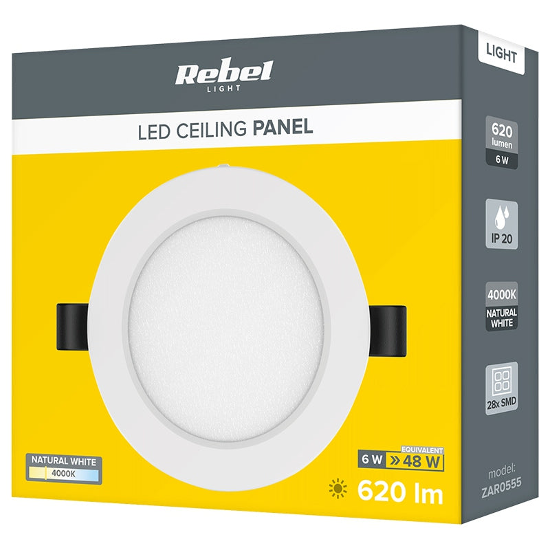 Plafoniera LED 4000k Rebel Zar 0555