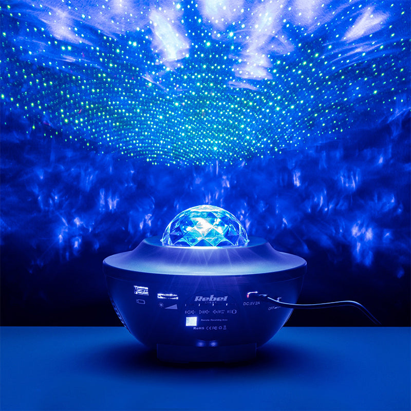 Boxa cu Proiector LED Zar 0557 cu Bluetooth, USB si Telecomanda