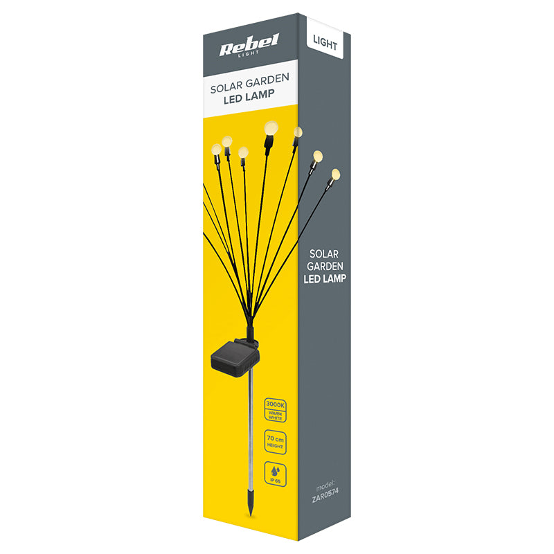 Decoratiune Gradina Lampi Solare Rebel Zar 0574 cu baterie 800 mAh