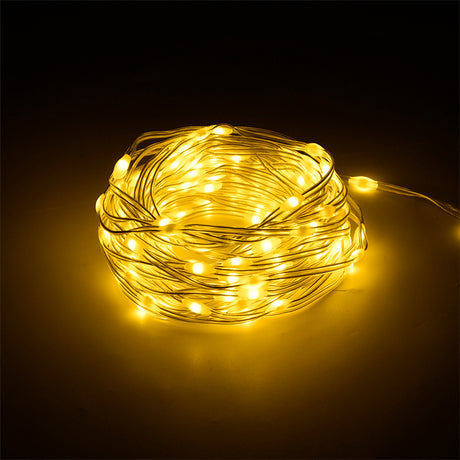 Decoratiune LED Alb Rebel Cald 10m cu USB