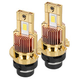 Set 2 Becuri LED Auto HQ D2S, 90W, 15000 lm, 6000K, CANBUS, IP68