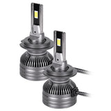 Set 2 Becuri LED Auto HQ A16-H7, 90W, 15000 lm, 6000K, IP68, Alb Rece