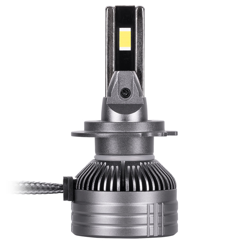 Set 2 Becuri LED Auto HQ A16-H7, 90W, 15000 lm, 6000K, IP68, Alb Rece