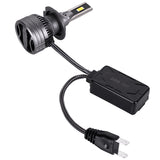 Set 2 Becuri LED Auto HQ A16-H7, 90W, 15000 lm, 6000K, IP68, Alb Rece