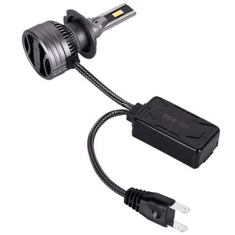 Set 2 Becuri LED Auto HQ A16-H7, 90W, 15000 lm, 6000K, IP68, Alb Rece