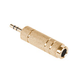 Adaptor Jack 3.5 Tata-6.3 Mama Gold ZLA0323