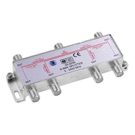 Splitter 6 Cai Power Pass 5-2450 Mhz ZLA0638