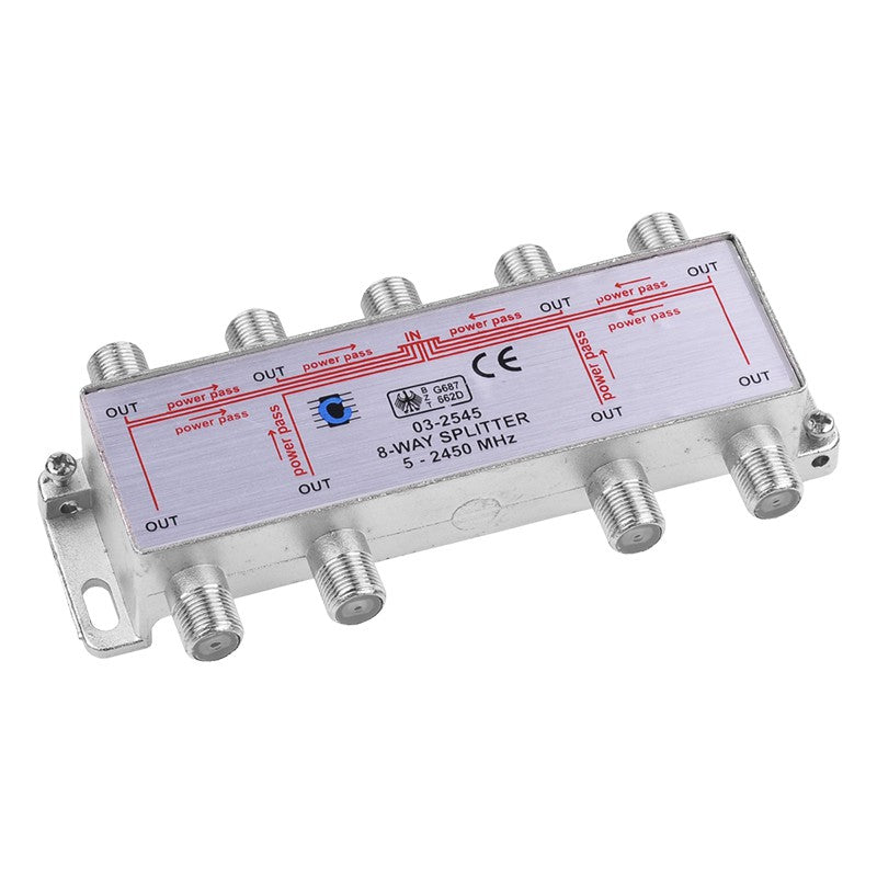Splitter 8 Cai Power Pass 5-2450 Mhz ZLA0639