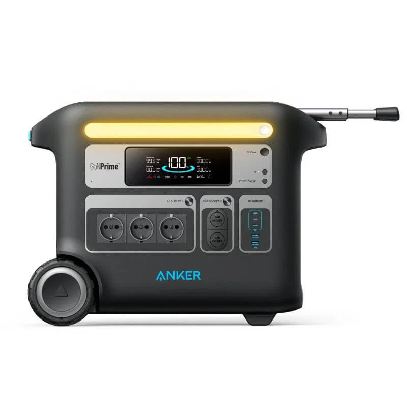 Anker SOLIX F2000 2048Wh 2300W Solar Generator Kit with 2x 200W Solar Panel
