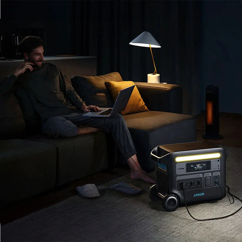 Anker SOLIX F2000 2048Wh 2300W Solar Generator Kit with 2x 200W Solar Panel