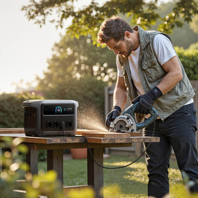 Anker SOLIX C1000 Gen2 1024Wh 2000W Solar Generator Kit with 200W Solar Panel