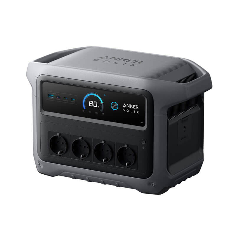 Anker SOLIX C1000 Gen2 1024Wh 2000W Solar Generator Kit with 200W Solar Panel