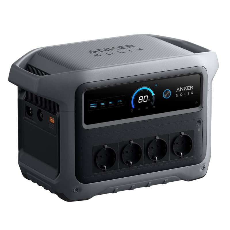Anker SOLIX C1000 Gen2 1024Wh 2000W Solar Generator Kit with 200W Solar Panel