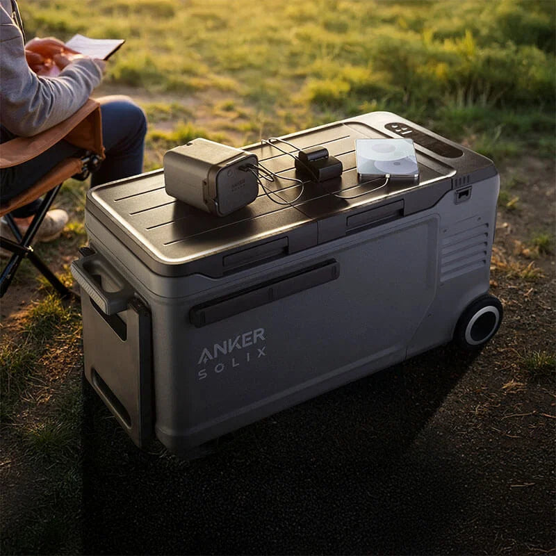 Anker SOLIX EverFrost 2 58L Electric Cooler, Portable Fridge for Camping & Travel