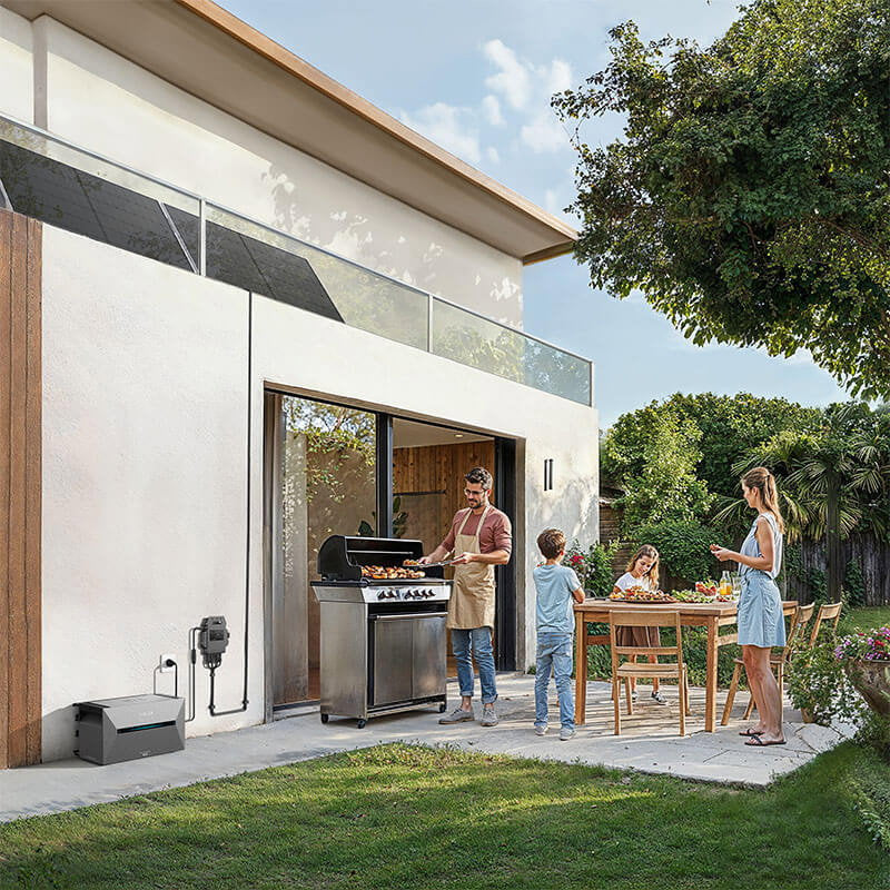 Anker SOLIX Solarbank 2 E1600 AC Balcony Solar System, 1600Wh Storage, 1200W Output, Plug & Play DIY Energy Kit