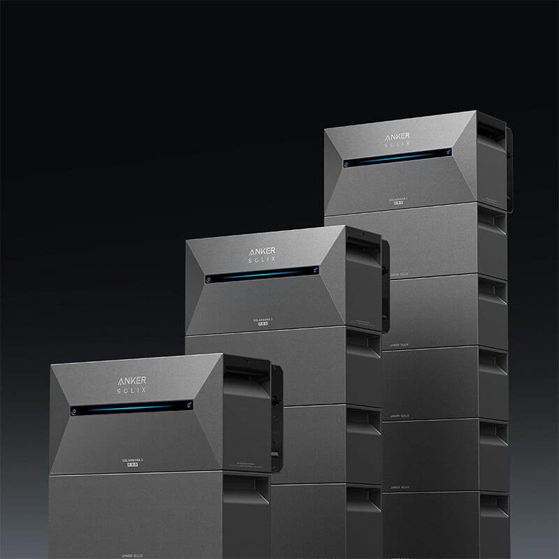 Anker SOLIX Solarbank 2 E1600 Pro Balcony Solar System, 1600Wh Storage, 2400W Output, Plug & Play DIY Energy Kit