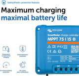 Victron Smartsolar MPPT 75/15 15A 12V 24V solar charge controller