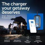 Victron Energy Blue Smart IP65 Smart Car Battery Charger 12V 15A, Trickle Charger for Car Battery and Desulfator for Motorcycle, ATV, RV, Lithium and Deep Cycle Batteries