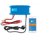 Victron Energy Blue Smart IP67 Smart Marine Battery Charger 12V 7A, Trickle Charger and Desulfator for Boat, ATV, RV, Lithium and Deep Cycle Batteries