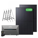 Anker SOLIX Solarbank 3 E2700 Pro Balcony Solar Kit 2.7kWh – 2×440W Panels with Mounting System