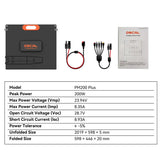 Oscal PowerMax 6000 Solar Generator Kit 3600Wh 6000W + 2×200W Solar Panels