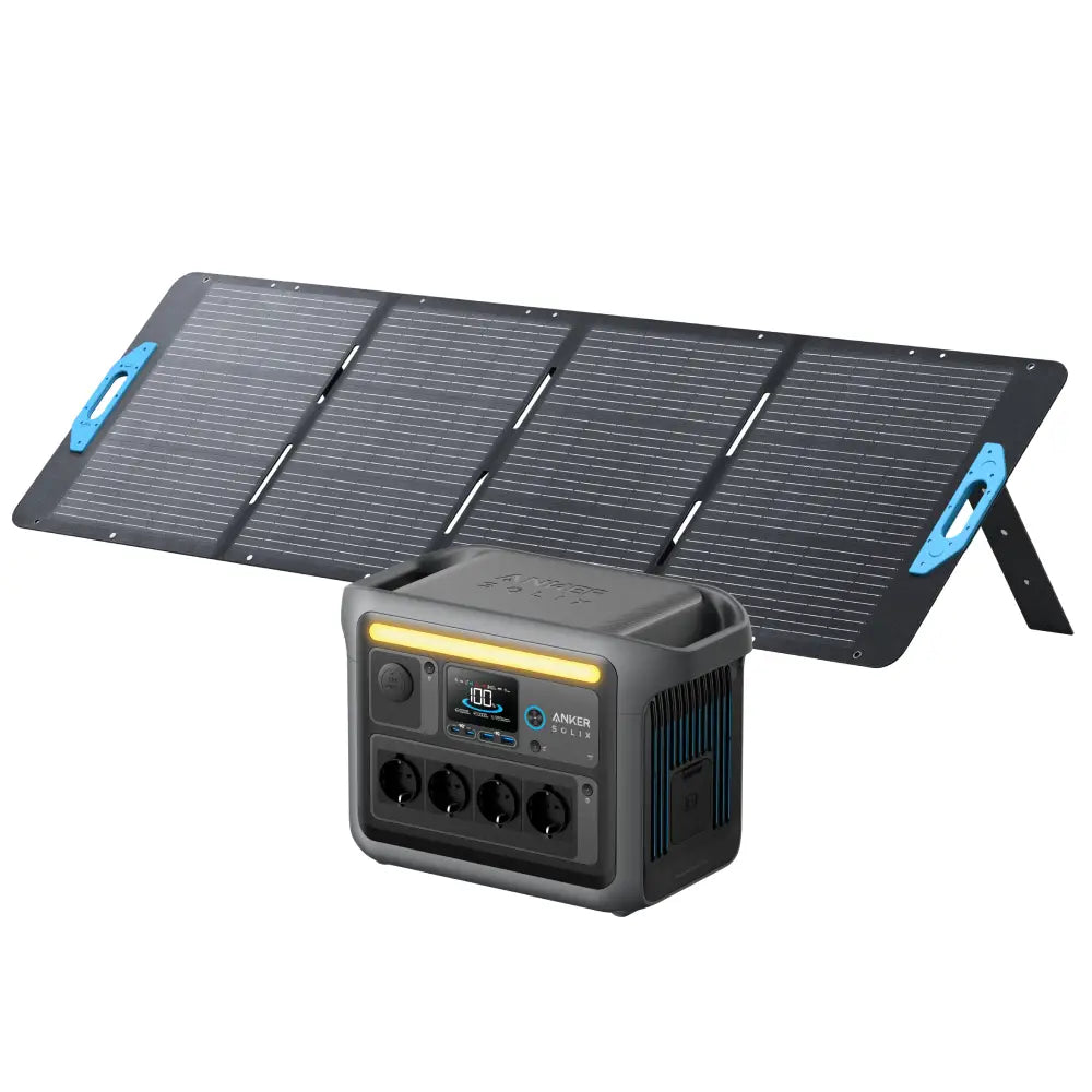Anker SOLIX C1000X 1064Wh 1800W Solar Generator Kit with 200W Solar Panel
